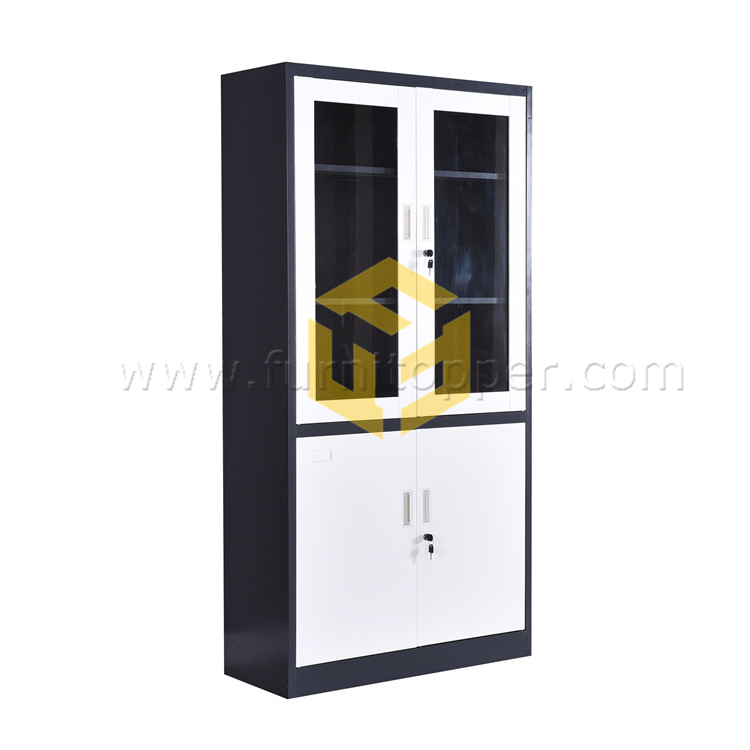 Glass Door Office Cabinet