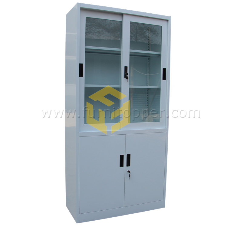 Upper Glass Sliding Door Cabinet