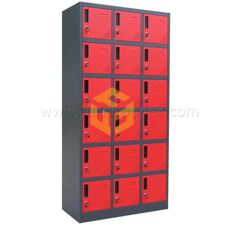 18 Door Shoebox with Small Storage Compartments