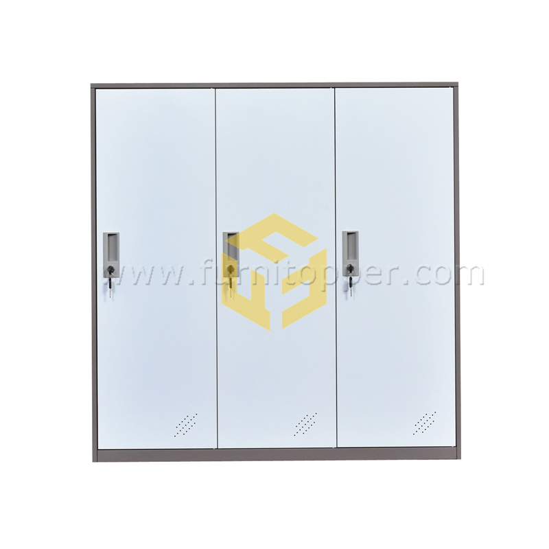 12mm Narrow Frame 3 Door Mini Storage Locker