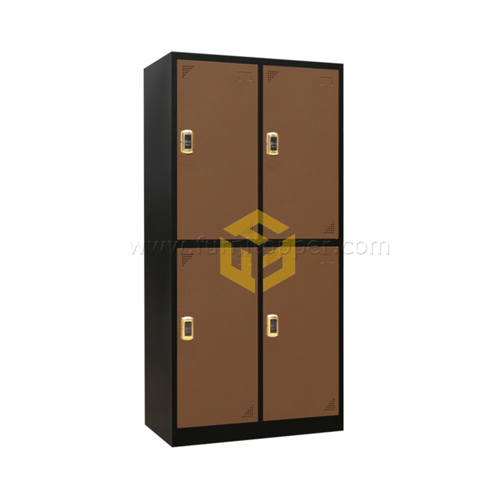 4 Door Smart Metal Locker with Sauna Locks