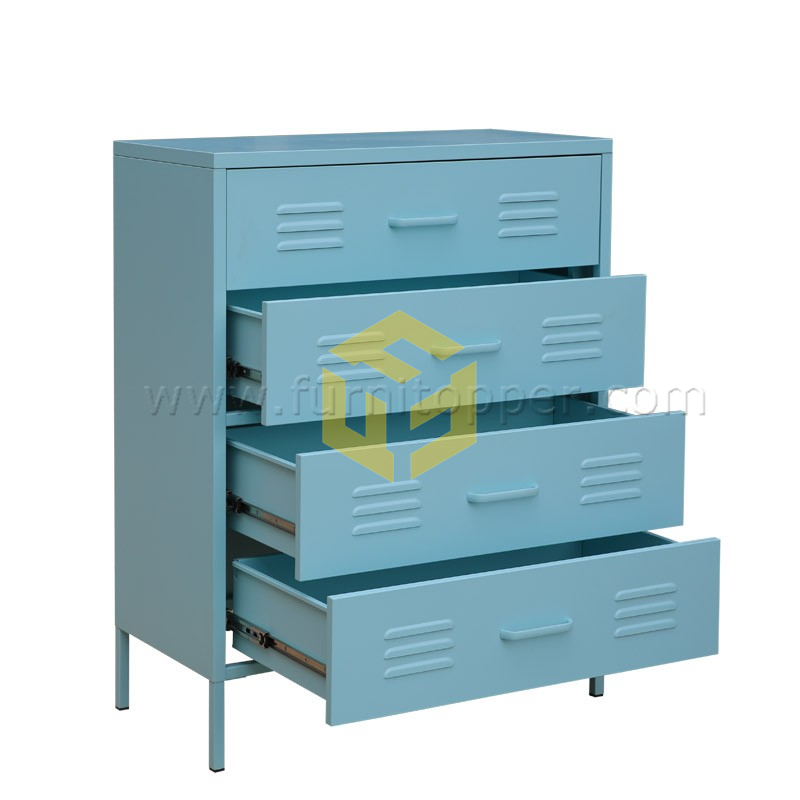Modern Nordic Style 4 Drawer Cabinet