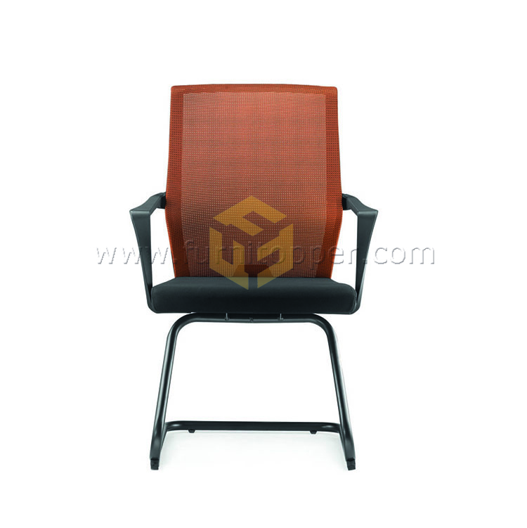 Office Mesh Visitor Chair With Sled Base