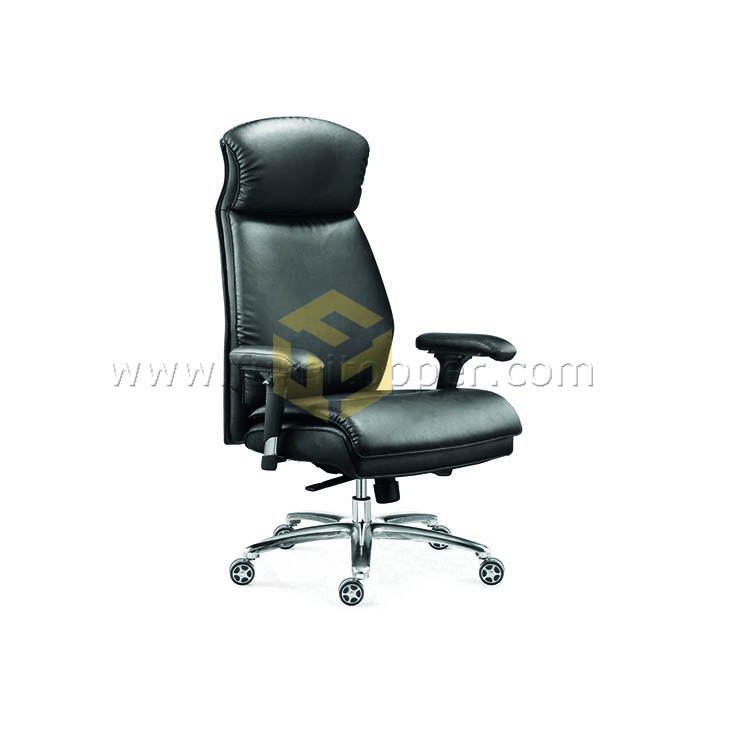 Ergonomic High-Back Office Chair With Headrest