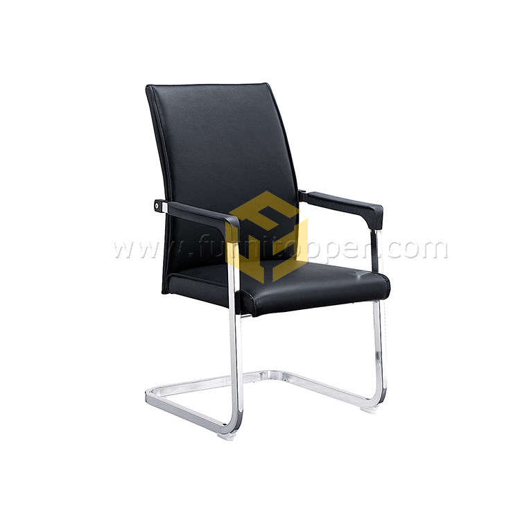 North America Metal Frame Genuine Leather Chair