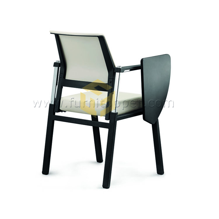 PU Leather Office School Study Chair with Writing 