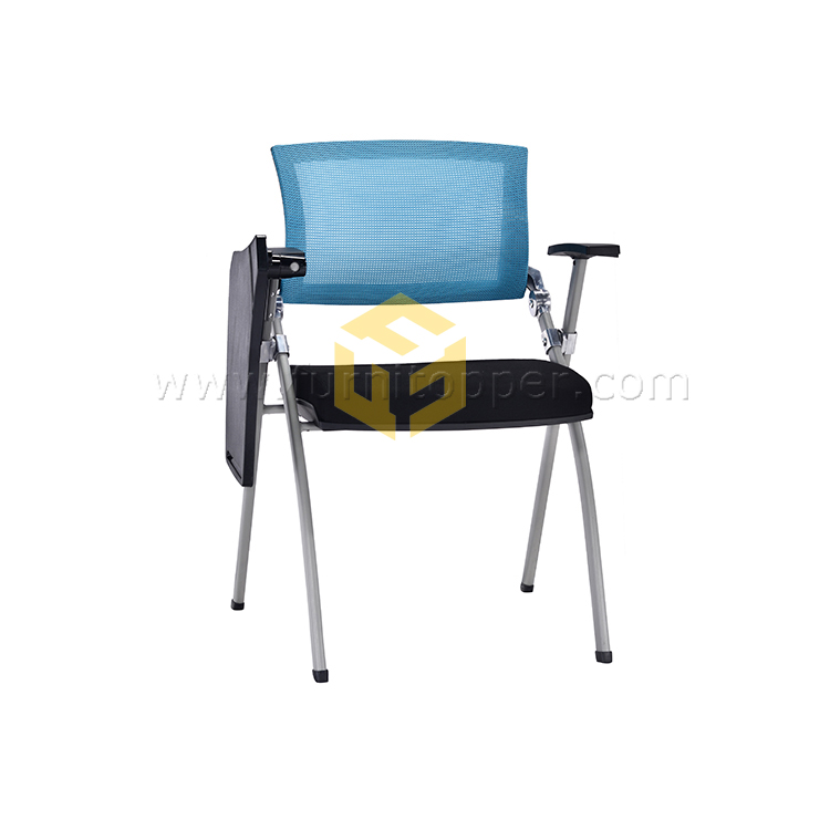 Stackable Mesh Training Chair With Writing Pad
