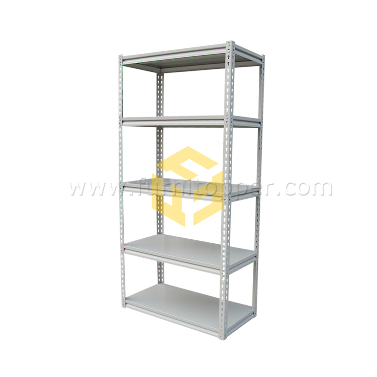 Rivet Steel Storage Rack with Steel Shelves